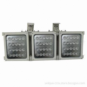 IR Illuminator w/ 60pcs 2W Dot-matrix IR LED, IP66 Waterproof and -40 to 55&degC Working Temperature